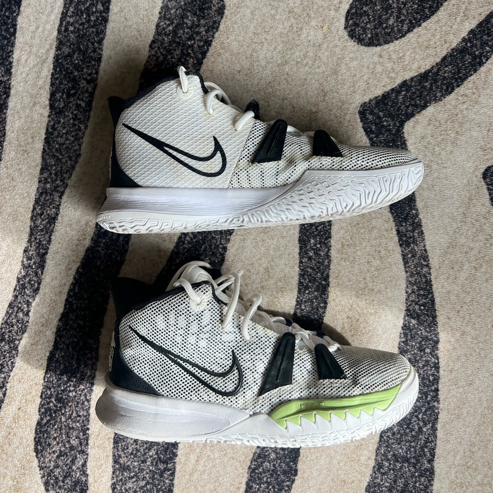 Nike Kyrie 7 “White/Black/Volt” Basketball Shoes (Discontinued)
